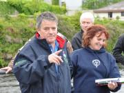 Enda O'Coineen and Margaret at Prize Giving